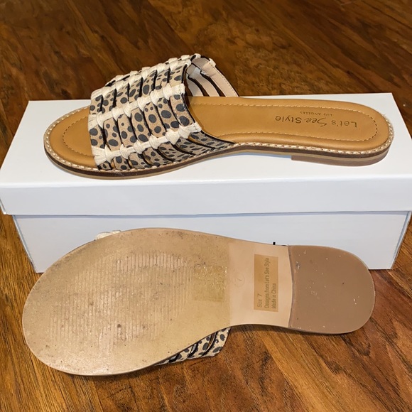 LEOPARD SANDALS - Picture 5 of 5